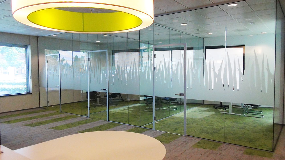 Glaswand decoratie – Rabobank